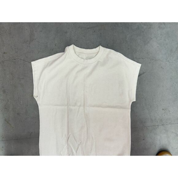 Le Bon Shoppe Au Naturel Knit Dress S Unbleached Undyed Minimalist - Picture 6 of 9